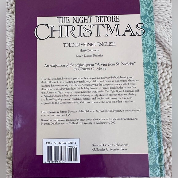 The Night Before Christmas book. Sign language. - Picture 2 of 10